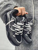 Men's Street Basketball Sneakers - Retro Low Top Shoes